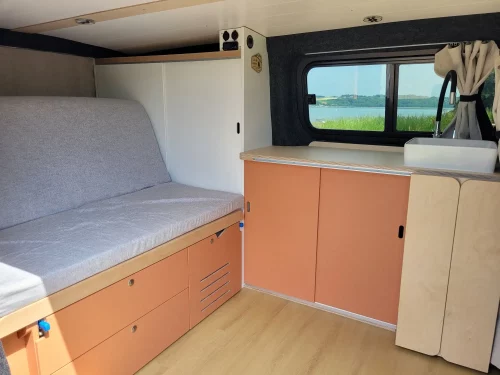VanRance Fiat Scudo - van aménagé interieur salon cuisine